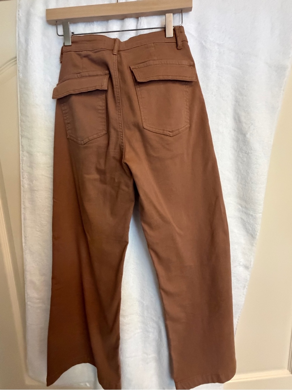 Kut from the Kloth Brown High-Rise Wide Leg Pants - Picture 2 of 3